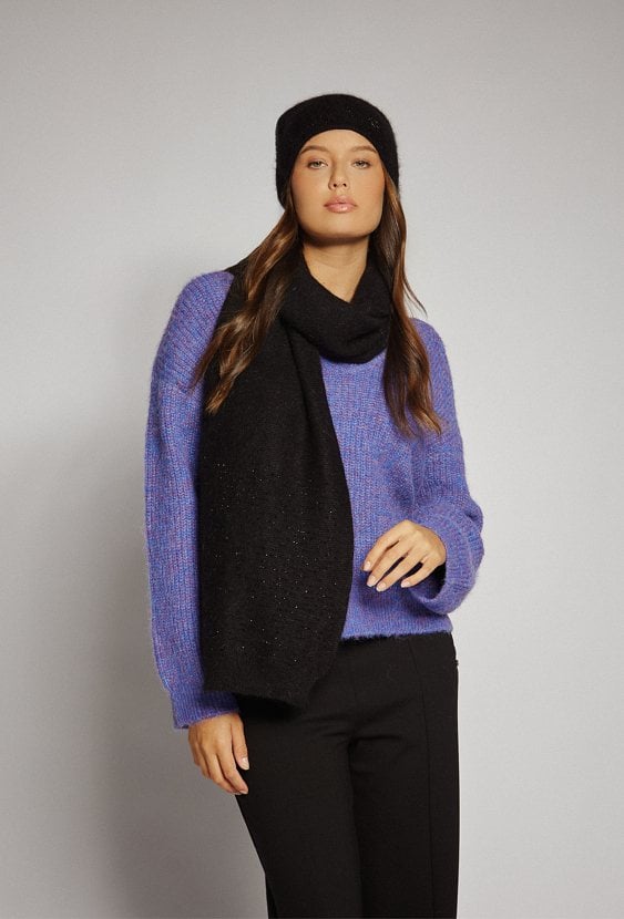 Szalik z delikatnym połyskiem