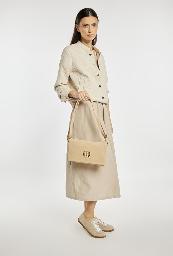 Torba damska z kieszonką w klapie