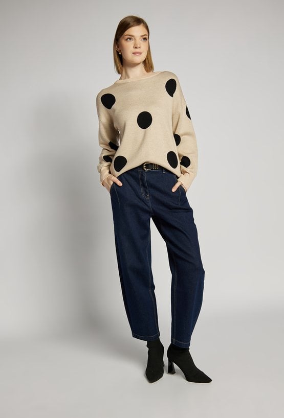 Sweter w grochy