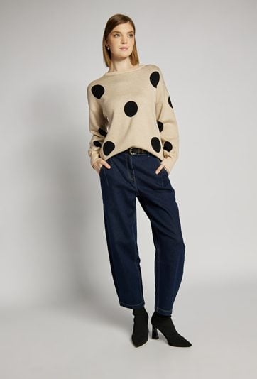 Sweter w grochy