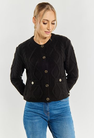 Sweter damski z kieszeniami