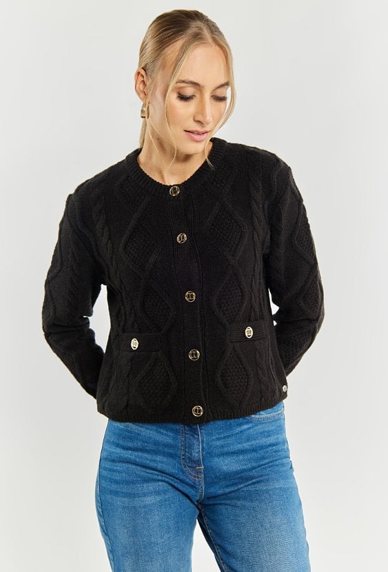 Sweter damski z kieszeniami