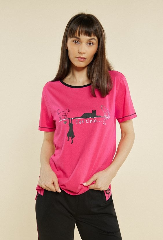 Koszulka od piżamy z bawełny