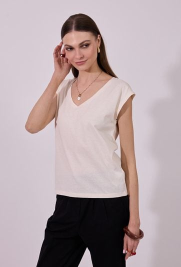 T-shirt z bawełny