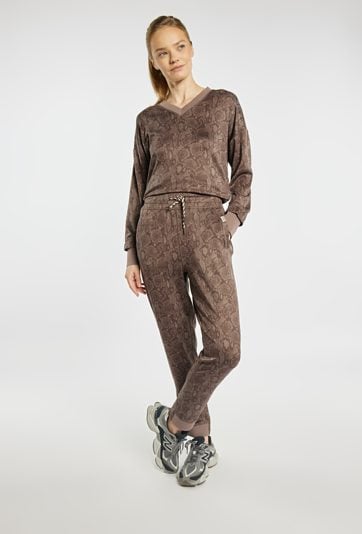 Wzorzyste spodnie sportowe