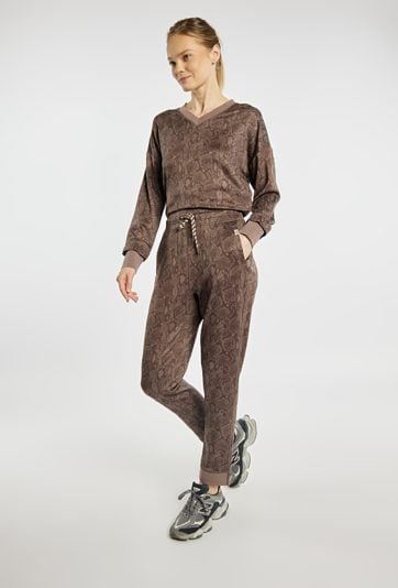 Wzorzyste spodnie sportowe