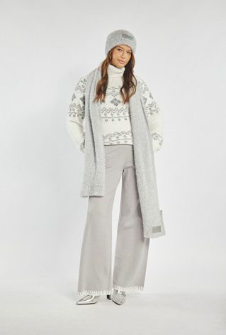 Połyskujący szalik damski