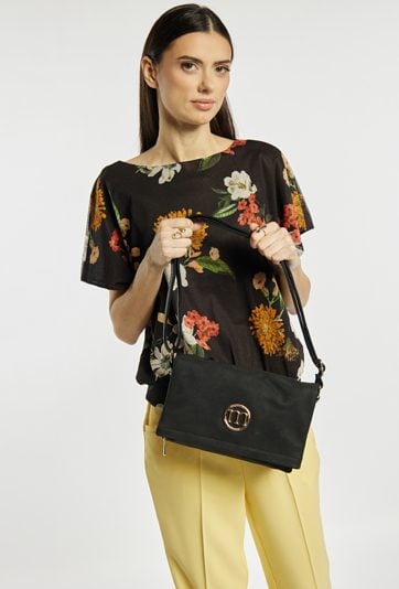 Torba damska z kieszonką w klapie