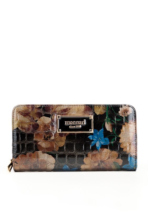 Portfel z kwiatowym wzorem