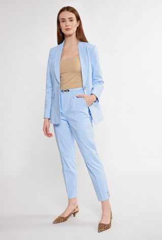 Eleganckie spodnie z paskiem