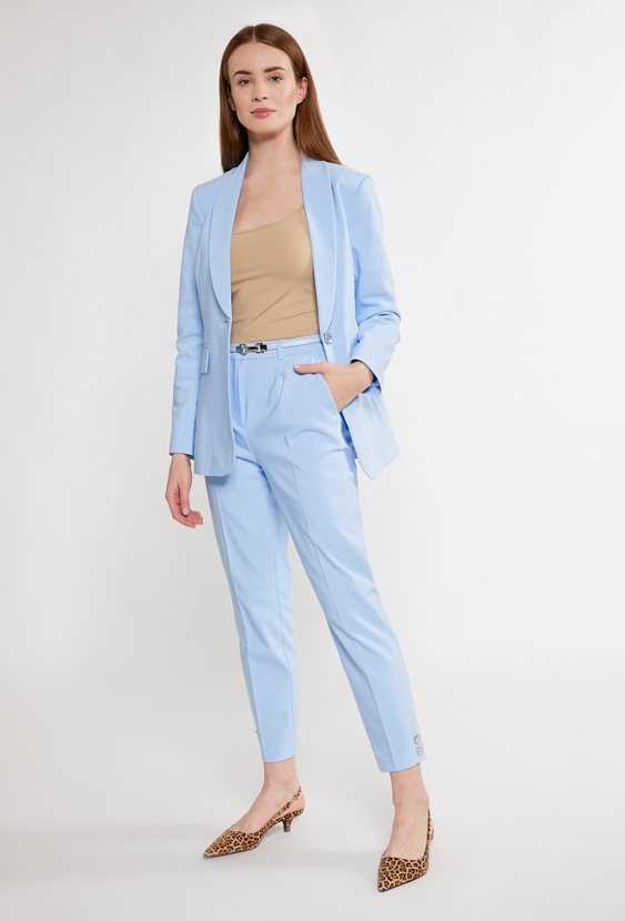 Eleganckie spodnie z paskiem