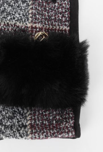 Rękawiczki damskie z wzorem