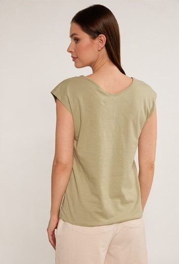 Bawełniany t-shirt z wzorem