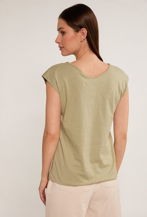 Bawełniany t-shirt z wzorem