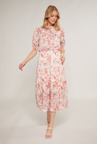 Sukienka damska z kwiecistym wzorem