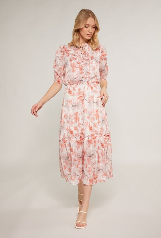 Sukienka damska z kwiecistym wzorem