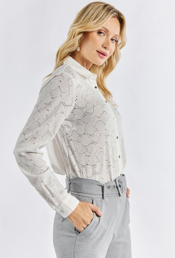 Koszula damska z koronki