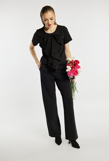 Elegancka bluzka z kokardą