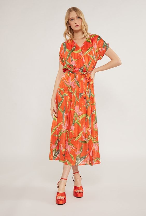 Sukienka damska z ciekawym printem