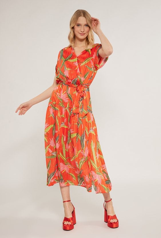 Sukienka damska z ciekawym printem