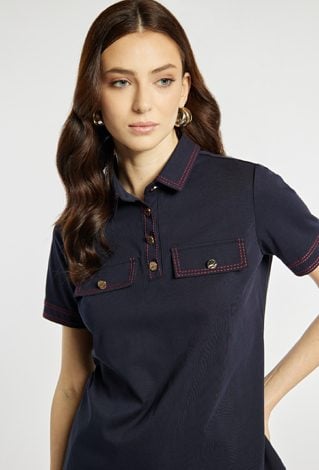 Bluzka z kołnierzem