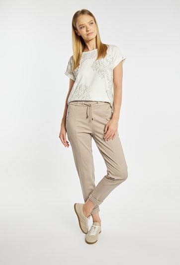 Spodnie z wiązaniem