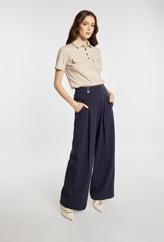 Bluzka z kołnierzem