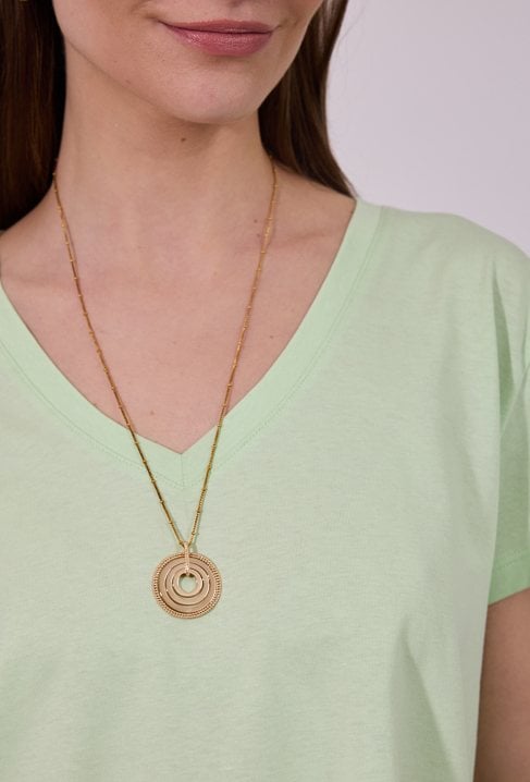 Gładki T-shirt damski