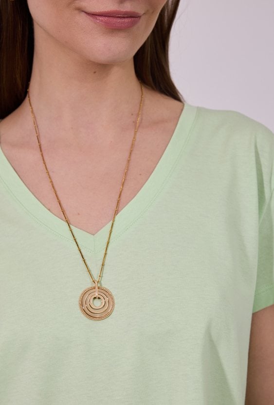 Gładki T-shirt damski