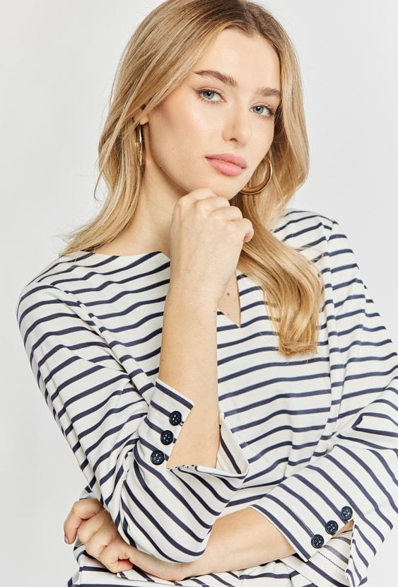 Bluza damska z rozcięciami