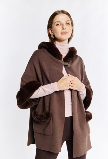 Damskie poncho
