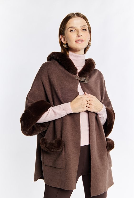 Damskie poncho