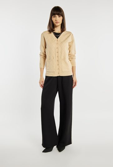 Kardigan damski z kieszonkami