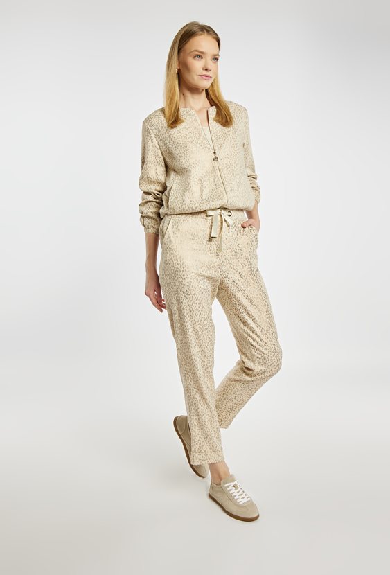 Wzorzyste spodnie damskie