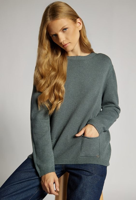 Sweter damski z wiskozą