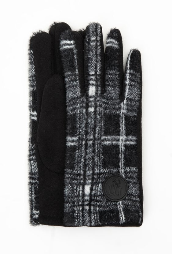 Rękawiczki damskie z dodatkiem bawełny