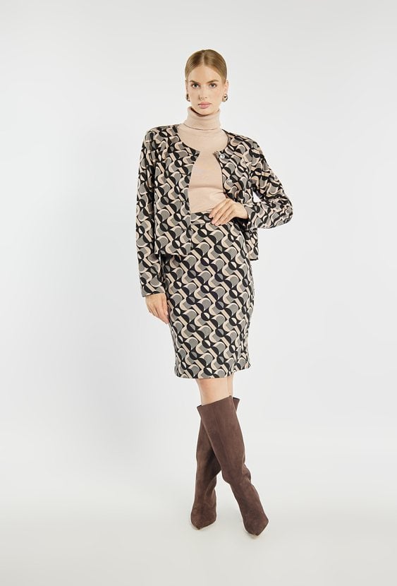 Spódnica damska z wzorem