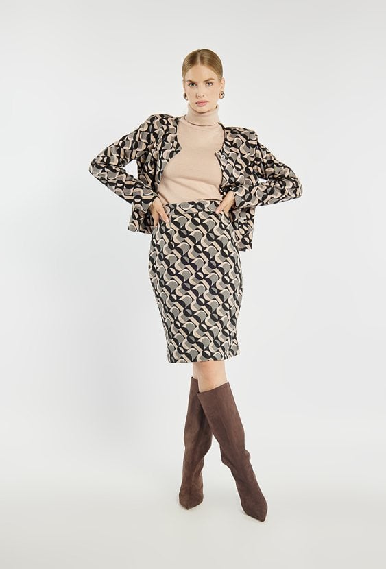 Spódnica damska z wzorem