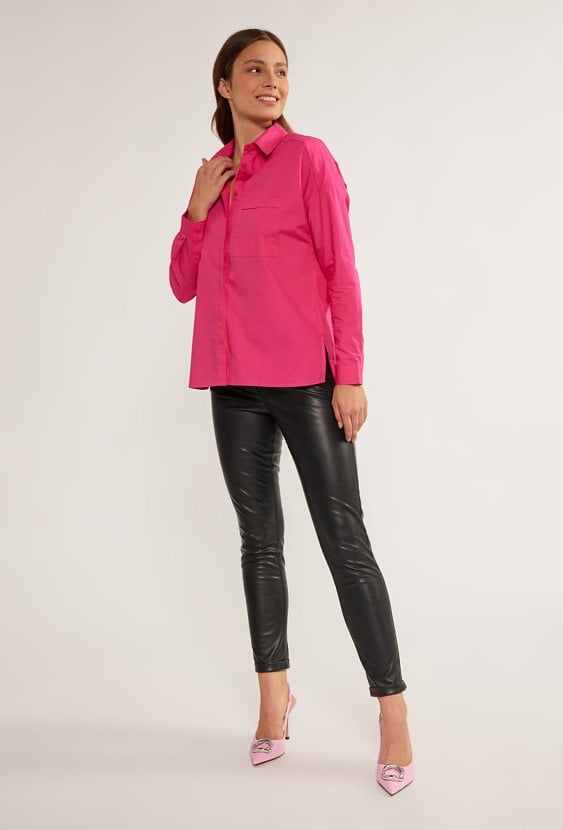 Koszulowa bluzka damska