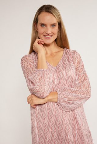 Połyskująca sukienka z wzorem