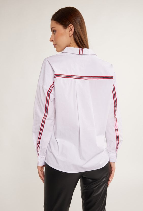 Koszulowa bluzka damska