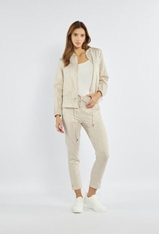 Spodnie z lnu i bawełny