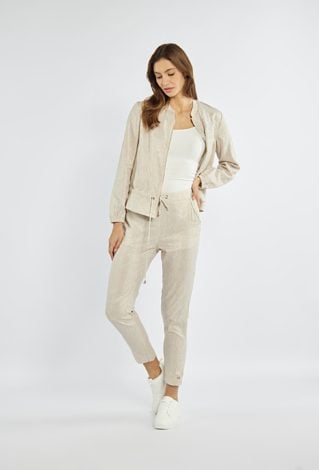 Spodnie z lnu i bawełny