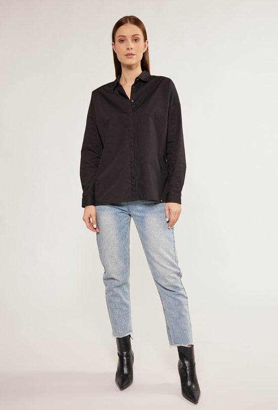 Koszulowa bluzka damska