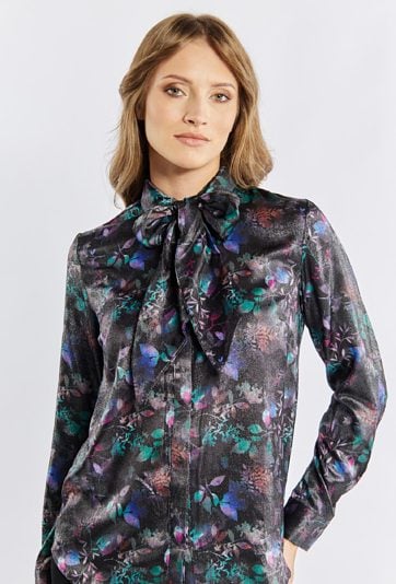 Koszula damska z wiązaniem