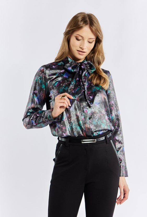 Koszula damska z wiązaniem