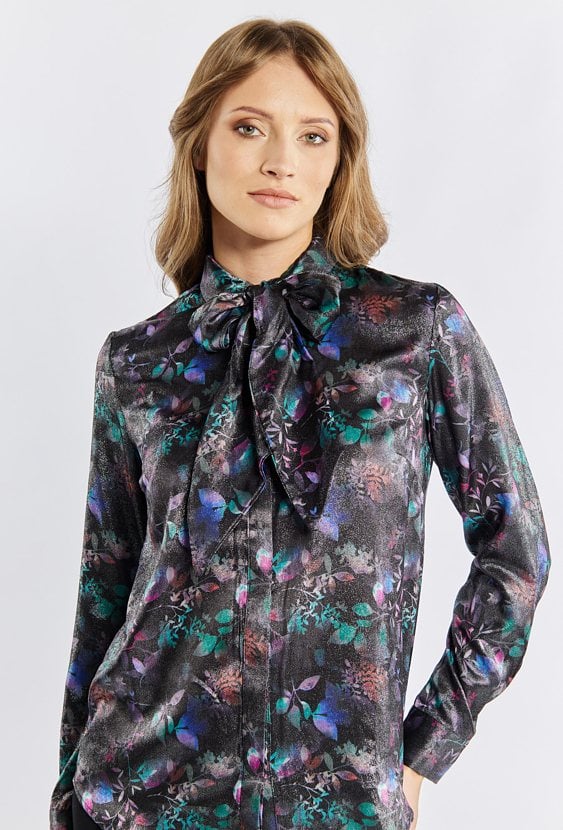 Koszula damska z wiązaniem