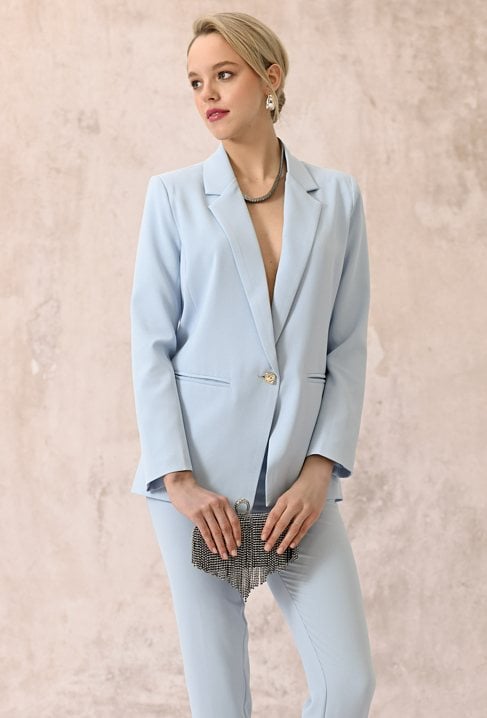 Garniturowa marynarka o klasycznym fasonie