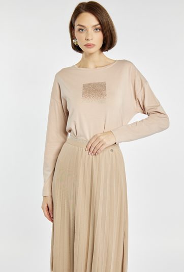 T-shirt z małym wzorem