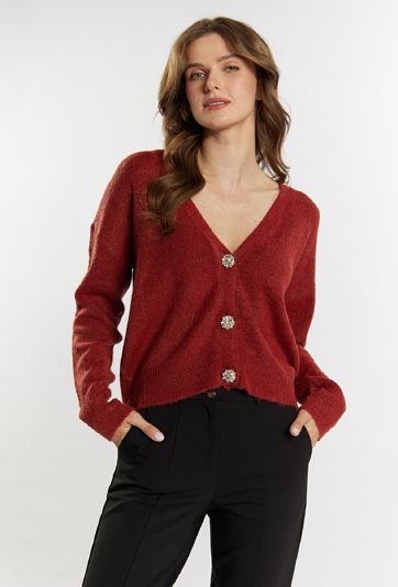 Rozpinany sweter damski